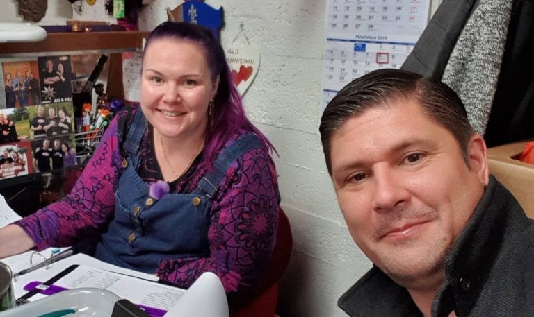 Heli Palsanmäki ja Leif Lindeman