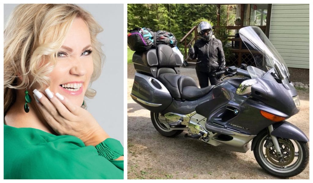 Kaija Lustila moottoripyöräily-2