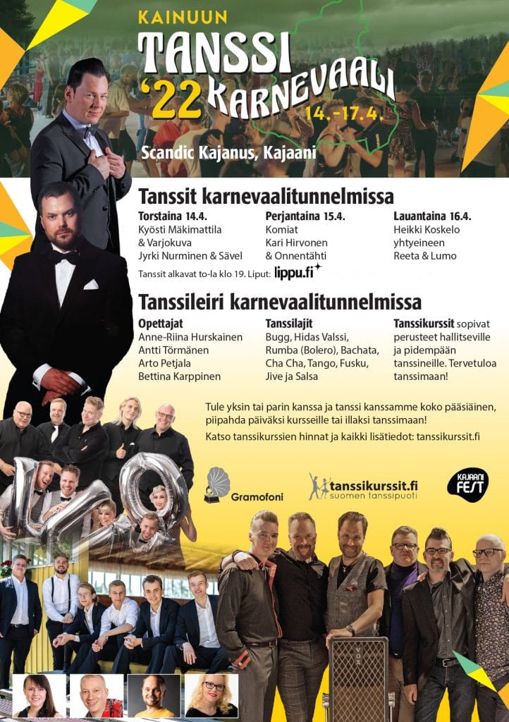 Tanssikarnevaali valtaa kajaanin pääsiäisenä  kyösti fiiliksissä oivallinen ja lämmin lisä perustansseihin | tanssiin Fi