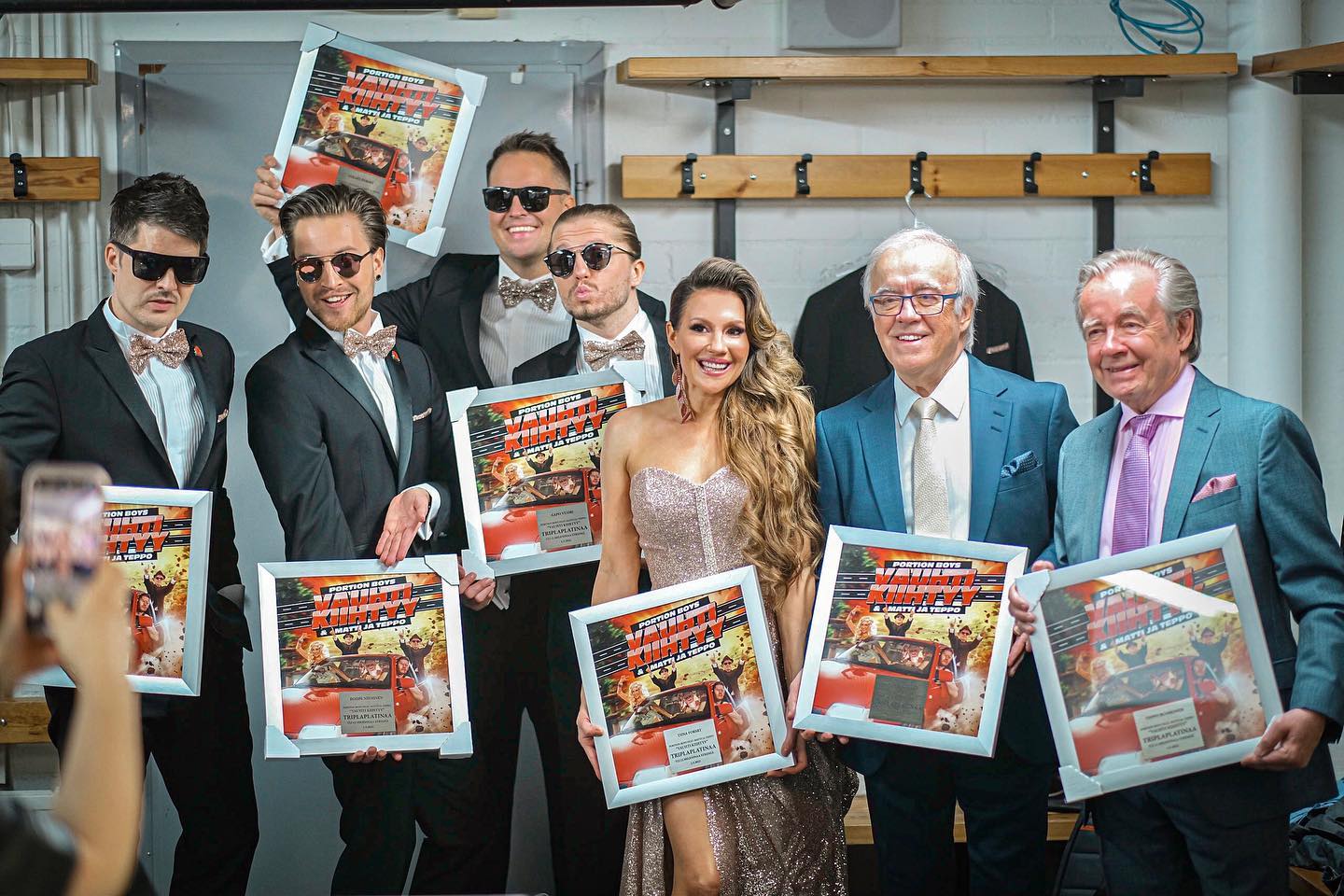 Matti ja Teppo Portion Boys Mitä matti ja teppo sanoivat kun uuden platinalevyn saivat | tanssiin Fi