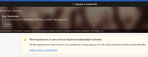 Suvi terasnika peruutus | tanssiin Fi