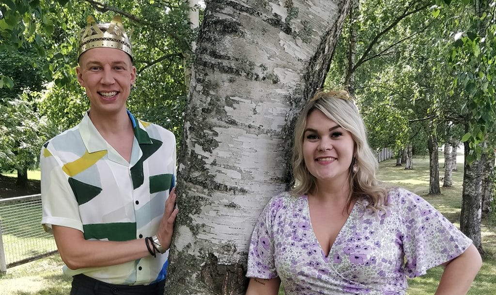 Pasi Flodström ja Charlotta Saari