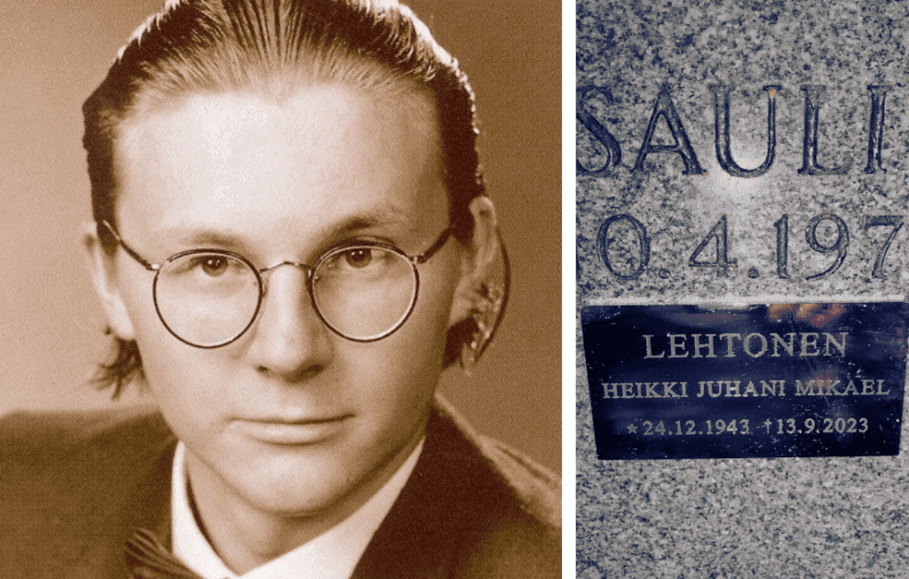 Sauli Lehtonen hauta isä