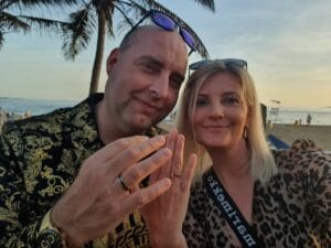 Rosa Narmala ja Juha Rauhakylä kihlat