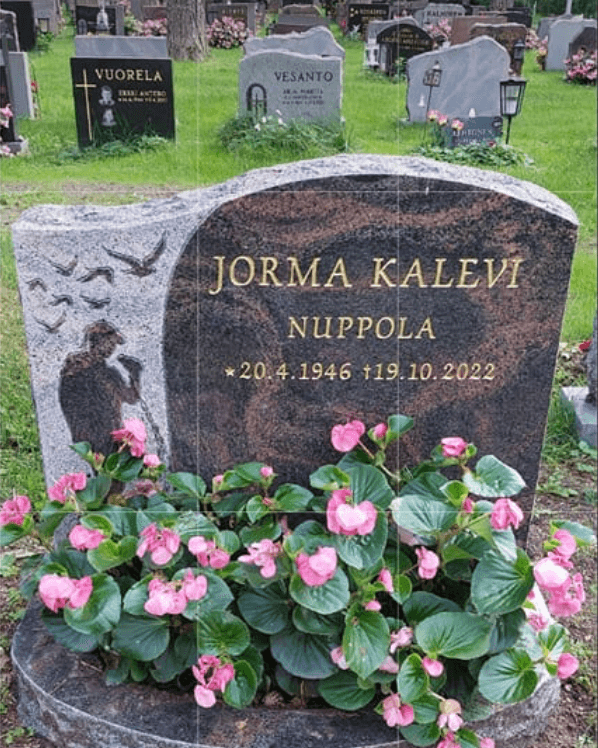 Jorma kalevi sai haluamansa hautakiven  tältä persoonallinen muistomerkki näyttää | tanssiin Fi