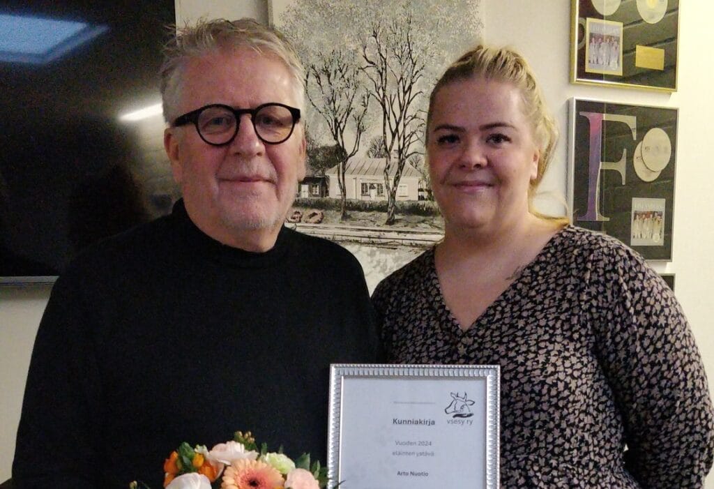 Arto Nuotio eläinten ystävä Iida Jalonen VSEYS