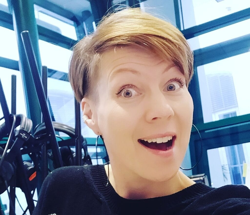 Heidi Kyrö yllättynyt ilme