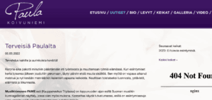 Paula koivuniemen verkkosivut 2025 | tanssiin Fi