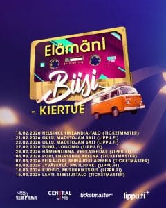 Elämäni biisi kiertue 2026 | tanssiin Fi