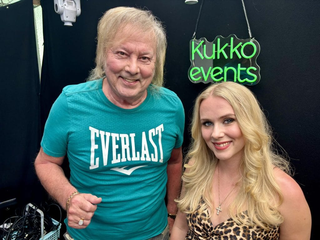Danny ja Helmi Loukasmäki huhtikuu 2025 Fuengirola Kukko
