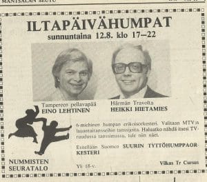 Eino lehtinen ja heikki hietamies tanssit | tanssiin Fi