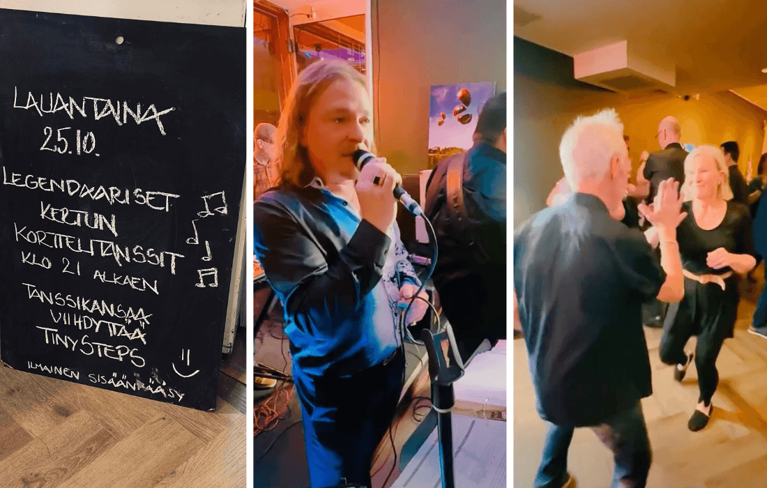 Korttelitanssit Turku ravintola Kerttu