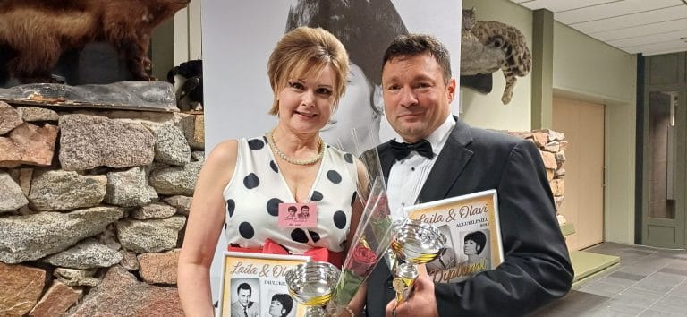 Mia Leivo ja Kyösti Lindgren Laila ja Olavi 2025 Mia Leivo ja Kyösti Lindgren Laila ja Olavi 2025