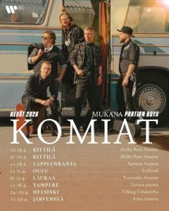 Komiat ja portion boys kiertue 2026 | tanssiin Fi