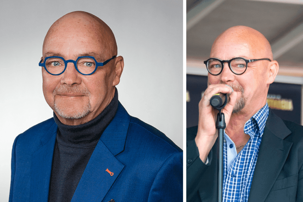 Lasse Norres arkistokuiassa, lämmin ilme. Kuvat: 2019.