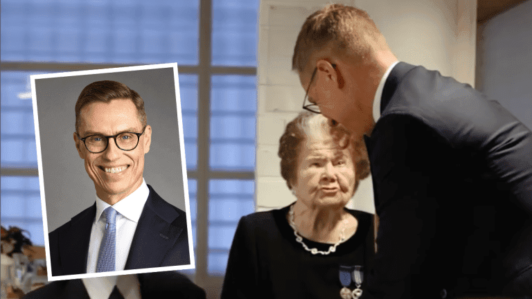 Alexander Stubb ja Senni Sopanen Juuri naimisiin mennyt senni sopanen 98 kätteli presidenttiä stubb vitsaili ja julkaisi videon | tanssiin Fi