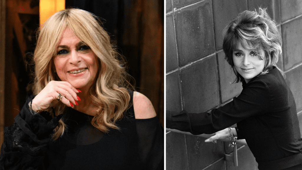 Yhdistelmäkuva Marion Rungista: vasemmalla Marion Rung vuonna 2025, oikealla mustavalkoinen kuva 1960-luvulta hänen uransa alkuvuosilta.