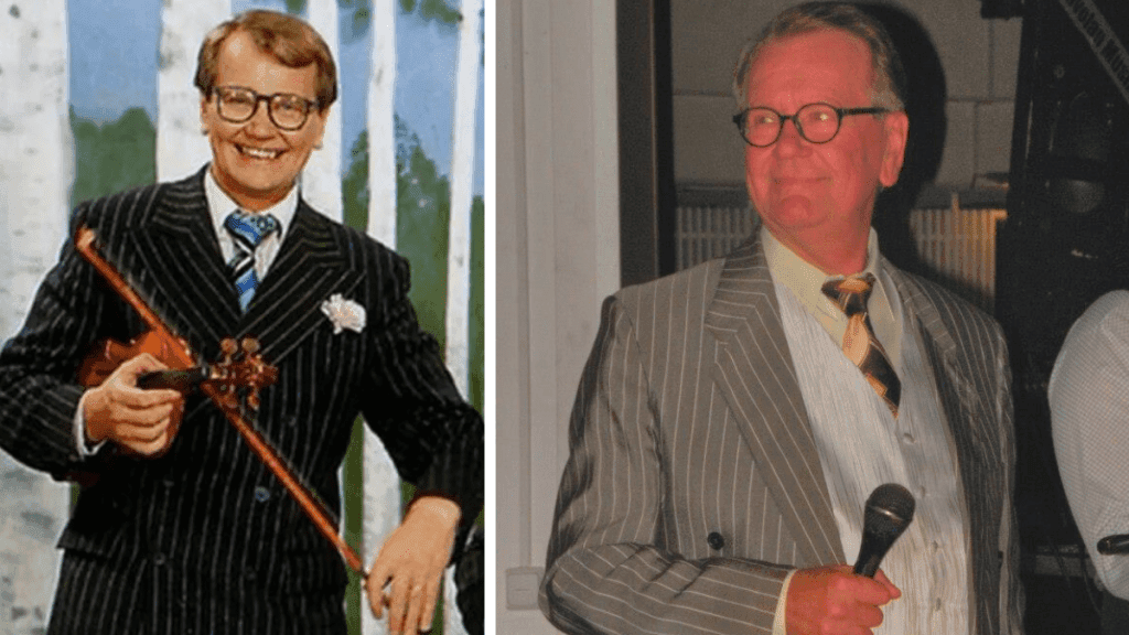 Laulaja pekka hartonen 1980 luvun kuvassa sekä 2010 luvun kuvassa