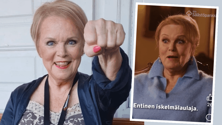 Katri Helena mainos Katri helena 80 mainostaa yllättäen pankkia fanit paheksuvat | tanssiin Fi