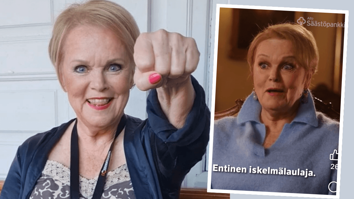 Katri helena 80 mainostaa yllättäen pankkia  fanit paheksuvat | tanssiin Fi