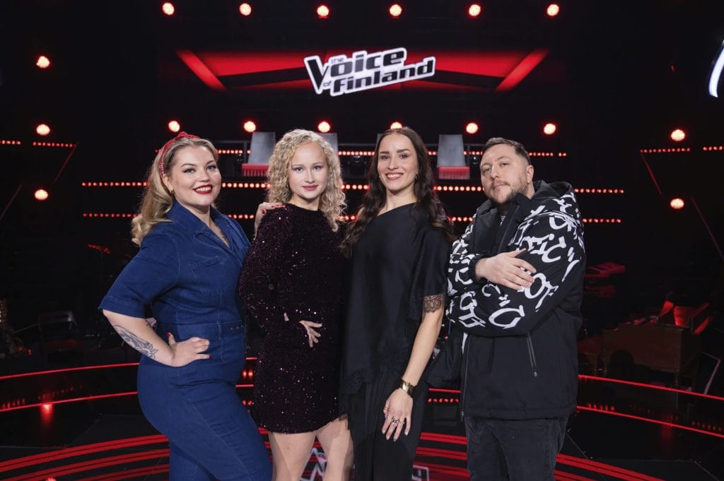 the_voice_of_finland_kausi_15_jakso_17_team_elastinen_liveteam_justiina_luukaslammi_selma_lepisto_leeni_pihlakoski_jose_carlos_02_kuvaaja_saku_tiainen Kalle jussila antoi kaikkensa the voicessa näin tyrmäysvaiheessa kävi | tanssiin Fi