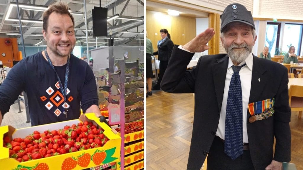 Tangokuningas lahjoitti 102 vuotiaalle veteraanille mansikoita kaveria ei jätetä nytkään | tanssiin Fi