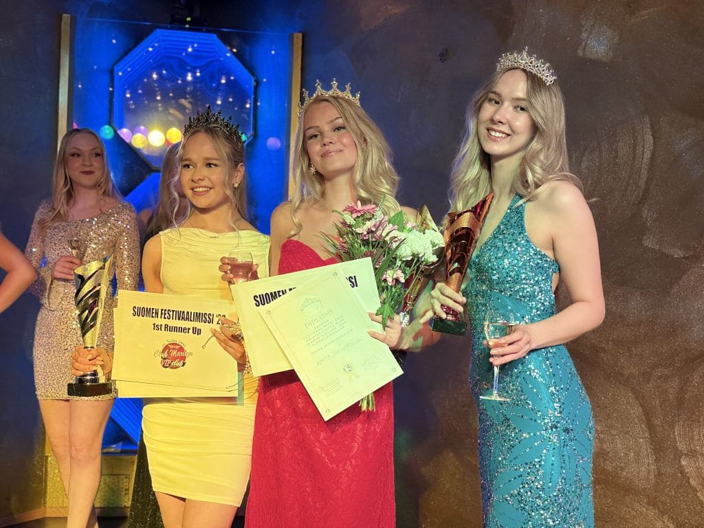 suomen festivaalimissi trio Heidi pakarisen ja mika pohjosen hertta tytär voitti nyt missikilpailut | tanssiin Fi