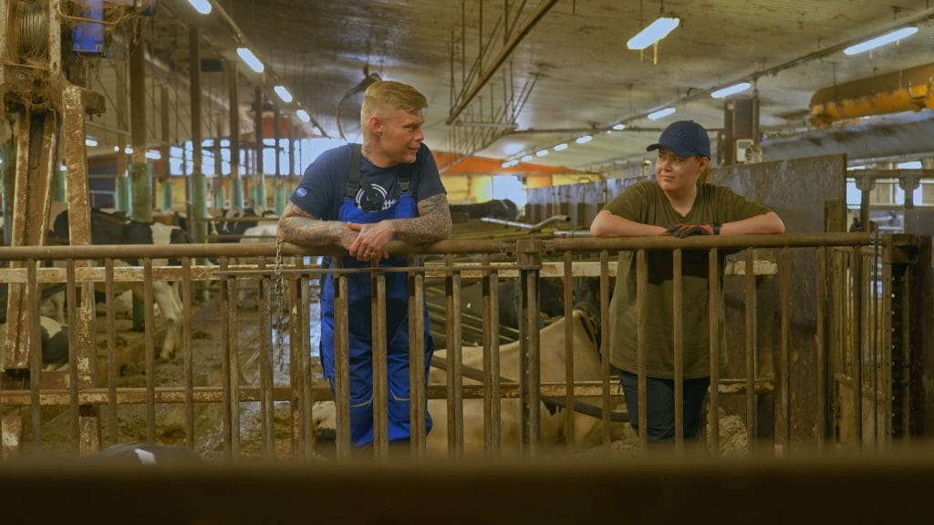 Lomittajat; kausi 2; jakso 3; Aki katsoo vasikoita työkaverinsa kanssa Aki samuli esittelee niko rakkaansa tvssä kunnostavat hirsikoulua kodikseen | tanssiin Fi