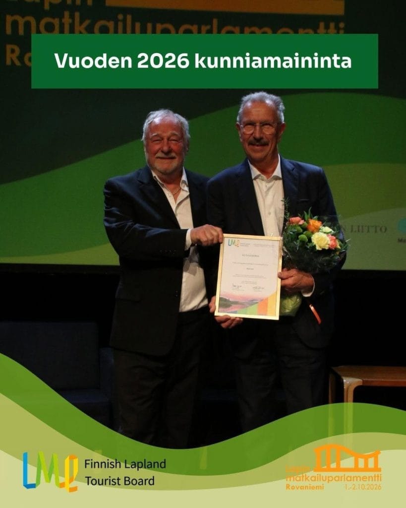 vuoden lappilainen matkailuteko 2026 souvarit Souvarit sai harvinaisen tunnustuksen kotiseudullaan | tanssiin Fi
